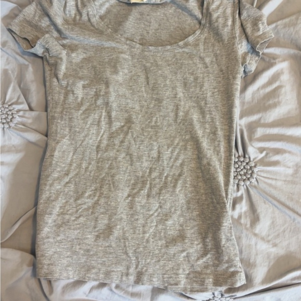 H&M Light Gray Short Sleeve Tee